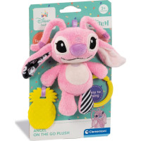 CLEMENTONI BABY Plyšová hrkálka Stitch: Angel