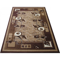 Kusový koberec ALPHA Vine - hnedý