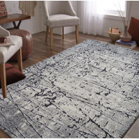 Kusový koberec MAGNE - línia - šedý