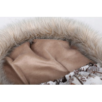 Detský fusak do kočíka BABYMAM Premium - Zimný les/béžový