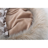 Detský fusak do kočíka BABYMAM Premium - Zimný les/béžový