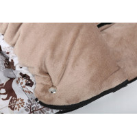 Detský fusak do kočíka BABYMAM Premium - Zimný les/béžový