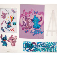 CRAFT ID Diamantové maľovanie Angel a Stitch so stojanom