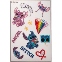 CRAFT ID Diamantové maľovanie Angel a Stitch so stojanom