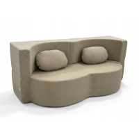 Penová pohovka BILL 200 - rozkladacia - béžová