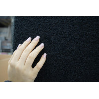 Penová pohovka BILL 200 - rozkladacia - čierna