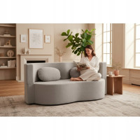 Penová pohovka BILL 200 - rozkladacia - šedá