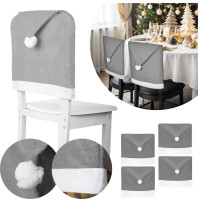 Poťah na stoličku SANTA 65x50 cm - šedý