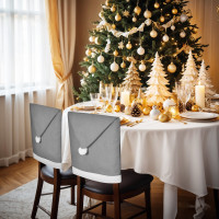 Poťah na stoličku SANTA 65x50 cm - šedý