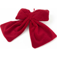 Dekoračná mašľa Rich Red Bow 14x12,5 cm - červená