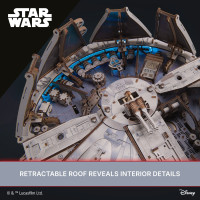 UGEARS 3D puzzle Star Wars: Millennium Falcon 1235 dielikov