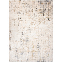 Kusový koberec HERA Modern - krémvoý/šedý