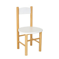 Detská drevená stolička z masívu - farebná