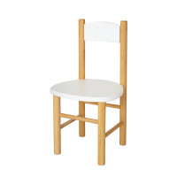 Detská drevená stolička z masívu - farebná