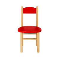 Detská drevená stolička z masívu - farebná