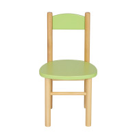 Detská drevená stolička z masívu - farebná