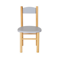 Detská drevená stolička z masívu - farebná