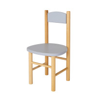 Detská drevená stolička z masívu - farebná