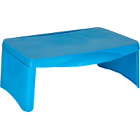 Detský stolík do auta s úložným priestorom - modrý