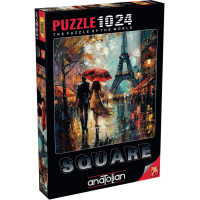 ANATOLIAN Štvorcové puzzle Láska v Paríži 1024 dielikov