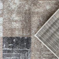 Kusový koberec PANNE squares - odtiene hnedej