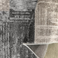 Kusový koberec PANNE squares - odstíny šedé