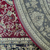 Kusový koberec NOBLE ornament oval - červený