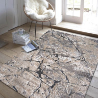 Kusový koberec PANNE stone - odtiene hnedej