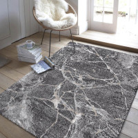 Kusový koberec PANNE stone - odtiene šedej