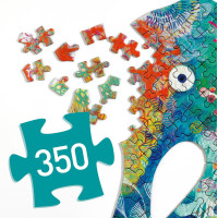 DJECO Obrysové puzzle Morský koník 350 dielikov