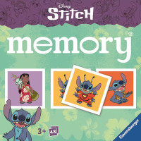 RAVENSBURGER Pexeso Disney: Stitch, 48 kartičiek