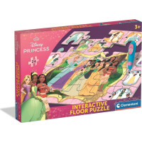 CLEMENTONI Podlahové puzzle s interaktívnym perom Princezné 24 dielikov