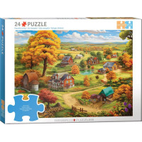 EUROGRAPHICS Puzzle Connecting Pieces: Pokojný život 24 dielikov