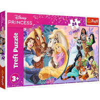 TREFL Puzzle Disney Princezné: Úsmev priateľstva MAXI 24 dielikov