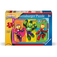 RAVENSBURGER Puzzle Iron Man a jeho úžasní priatelia 35 dielikov
