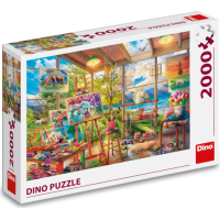 DINO Puzzle Maliarsky ateliér 2000 dielikov