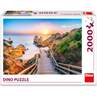 DINO Puzzle Pláž Camilo 2000 dielikov