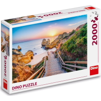 DINO Puzzle Pláž Camilo 2000 dielikov
