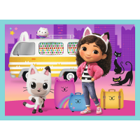 TREFL Puzzle Gábinin kúzelný domček: Veľké dobrodružstvá 4v1 (35,48,54,70 dielikov)