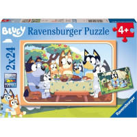 RAVENSBURGER Puzzle Bluey 2x24 dielikov
