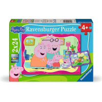 RAVENSBURGER Puzzle Prasiatko Peppa 2x24 dielikov