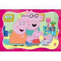 RAVENSBURGER Puzzle Prasiatko Peppa 2x24 dielikov