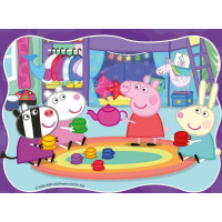 RAVENSBURGER Puzzle Prasiatko Peppa 4v1 (12,16,20,24 dielikov)