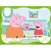 RAVENSBURGER Puzzle Prasiatko Peppa 4v1 (12,16,20,24 dielikov)