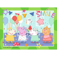 RAVENSBURGER Puzzle Prasiatko Peppa na oslave 4v1 (12,16,20,24 dielikov)