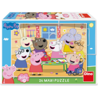 DINO Puzzle Prasiatko Peppa: Obchod MAXI 24 dielikov