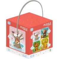 DODO Puzzle Ročné obdobie 4v1 (12,16,20,24 dielikov)