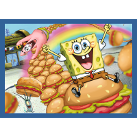 TREFL Puzzle SpongeBobov život 4v1 (35,48,54,70 dielikov)