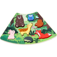 2Kids Toys Drevené puzzle Lesné zvieratká prepojiteľné