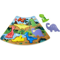 2Kids Toys Drevené puzzle Dinosaury prepojiteľné
